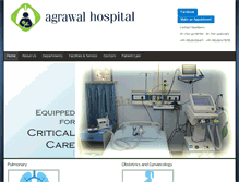 Tablet Screenshot of agrawalhospital.com